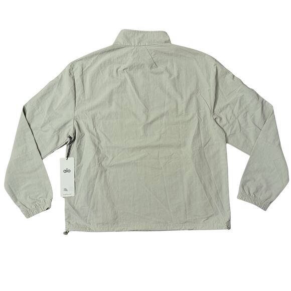 Alo Yoga Light Weight Takeaway Track Pullover Limestone (Green) Size Small NWT - Picture 4 of 7